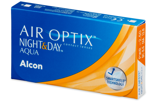 Air Optix Night & Day Aqua Μυωπίας Υπερμετρωπίας Μηνιαίοι (6 φακοί) Air Optix Night & Day Aqua Μυωπίας Υπερμετρωπίας Μηνιαίοι (6 φακοί)