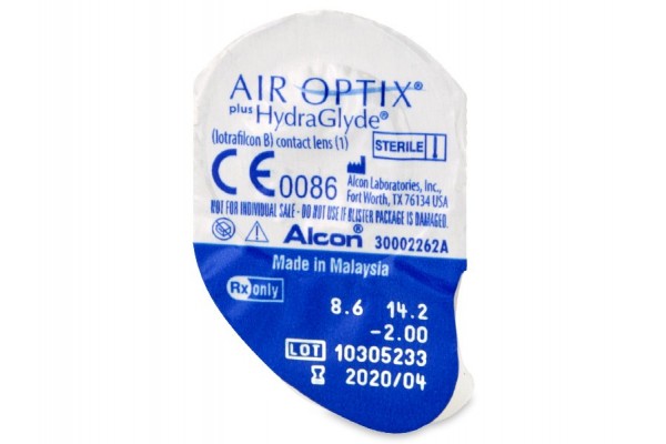 Air Optix Plus Hydraglyde Μυωπίας Υπερμετρωπίας Μηνιαίοι (3 φακοί) Air Optix Plus Hydraglyde Μυωπίας Υπερμετρωπίας Μηνιαίοι (3 φακοί)